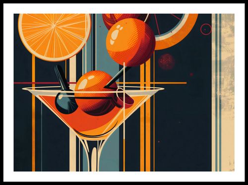 Plakat 70x50cm Koktajl w Stylu na Arena.pl
