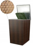 Obudowa na śmieci do ogrodu z technorattanu RD08