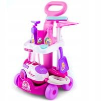 ZESTAW SPRZĄTAJĄCY DO SPRZĄTANIA DLA DZIECI ODKURZACZ NA BATERIĘ DŹWIĘK