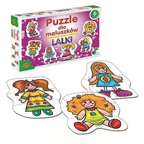 Puzzle konturowe dla maluszków. Lalki zdjęcie 2