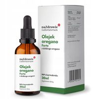 OLEJEK OREGANO FORTE 30ml z dzikiego oregano 90% karwakrolu 100% czysty