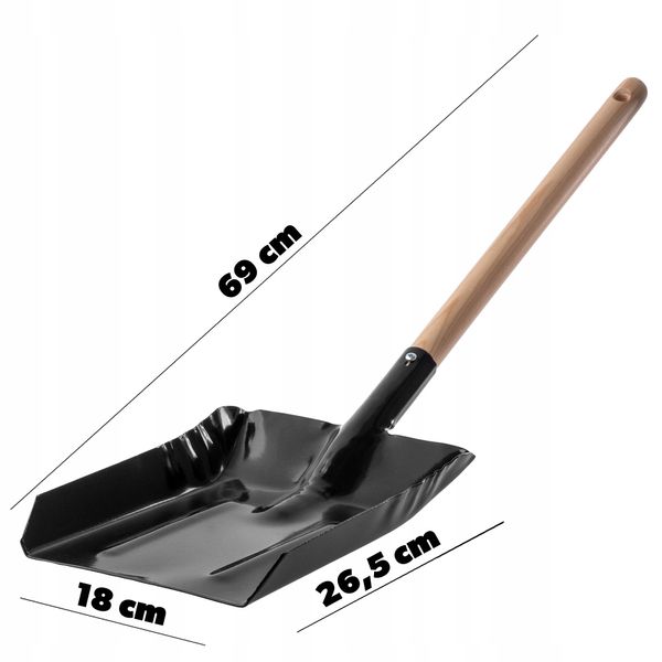 ŁOPATKA SZUFELKA DO POPIOŁU DO PIECA WĘGLA METAL zdjęcie 5