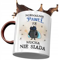 Kubek Bordowy Dla Pawła Kolegi Męża Na Prezent Z Nadrukiem Ze Zdjęciem