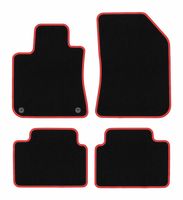 Dywaniki welurowe CARLUX-RED do Peugeot 308 II SW 2013- czarne/czerwone