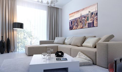 Obraz Drukowany 100X40 Drapacze Chmur W Ny na Arena.pl