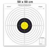 Tarcze Strzeleckie Uniwersalne 100szt. 50 x 50 cm