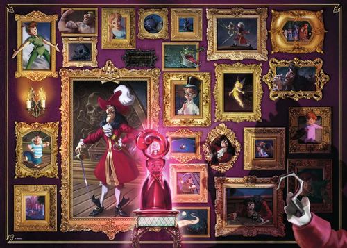 Puzzle 1000 Elementów Villainous, Kapitan Hook na Arena.pl
