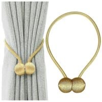 Spinka sznurkowa do zasłon firan magnes klamra sznurek do firanek złoty