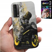 ETUI DO HUAWEI P SMART 2021 - MOTOR MOTOCYKLE FAN WIELE WZORÓW PLECKÓW