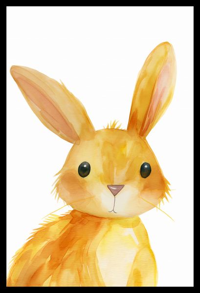 Plakat 30x45cm Słodki Zajączek zdjęcie 2