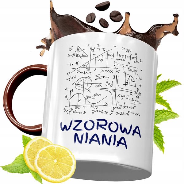 Kubek Bordowy Dla Niani Na Urodziny Prezent Z Nadrukiem Ze Zdjęciem zdjęcie 1