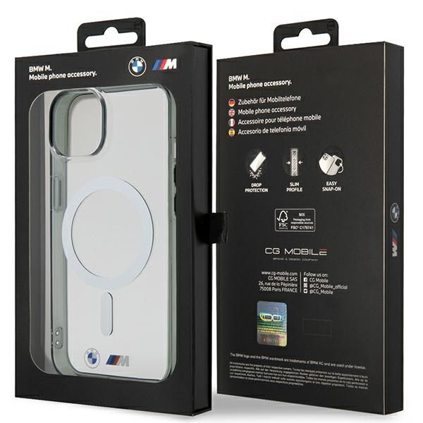 Etui BMW do iPhone 14 / 15 / 13 6.1"", Transparent MagSafe zdjęcie 8