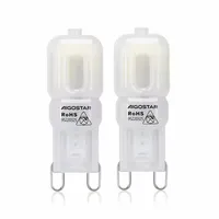 2x Żarówka diodowa SMD LED G9 2W mleczna biała zimna 230V Barwa światła - Zimna (ok 6000k)