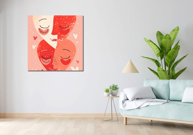 Obraz 90x90cm Wysoka Wibracja zdjęcie 2