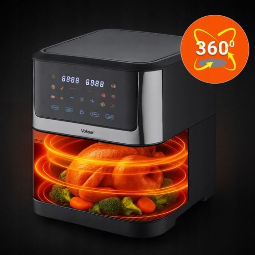 Frytkownica Beztłuszczowa AirFryer VOKSAR K11 XXL 8L 12w1 1800W + na Arena.pl