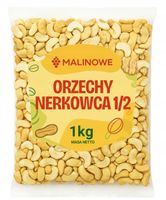 ORZECHY NERKOWCA POŁÓWKI 1kg NERKOWCE DOSKONAŁE JAKOŚĆ PREMIUM