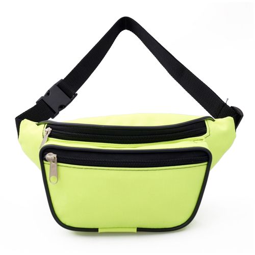 NERKA saszetka biodrówka damska polska neonowa N077 żółta na Arena.pl