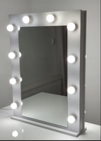 Lustro dwustronne WHITE III 60 x 80 do makijażu, makeupu, wizażu