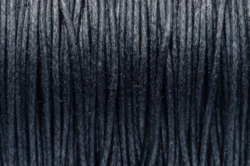 SZNUREK bawełniany woskowany 0.8mm 25m czarny na Arena.pl