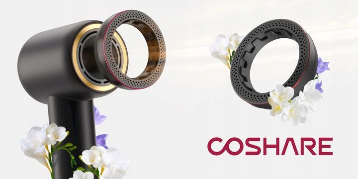 Mocna Suszarka do Włosów COSHARE EssenceRing SuperFlow1 PRO Jonizacja 1600W zdjęcie 15