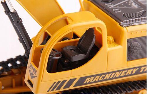 DUŻA KOPARKA ZDALNIE STEROWANA ŚWIATŁO LED PILOT RUCHOME RAMIĘ ŁYŻKA-METAL na Arena.pl