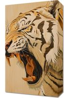 Obraz 30x50cm Majestatyczny Ryk Tygrysa