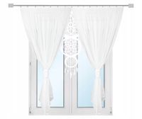 Firana nowoczesna boho na TARAS BALKON salon ŁAPACZ SNÓW biału 300 x 250