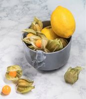 Szara miseczka śniadaniowa ceramiczna z misiami - Rękodzieło - Lamabo