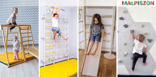 domowy plac zabaw Castle - biały-pastel na Arena.pl