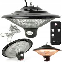Sufitowy promiennik podczerwieni z pilotem GEKO G80580 1500W