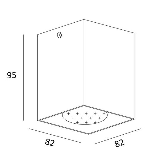 Spot SQUARE 50475-BK - Zuma Line na Arena.pl