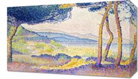 Obraz 50x30cm Pines Along the Shore, Henri-Edmond Cross do Salonu
