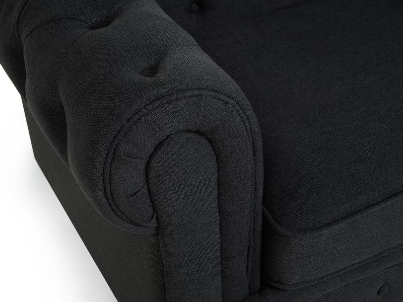 Fotel grafitowy CHESTERFIELD zdjęcie 9