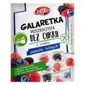 Galaretka owoce leśne bez cukru bezglutenowa 14g