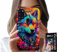 ETUI DO SAMSUNG GALAXY A21s - KOLOROWE WZORY, WILK WATAHA SWORA CASE