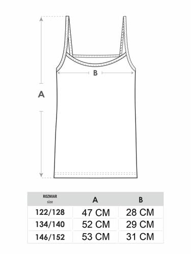 Podkoszulka dziewczęca bawełniana ażurowa biała 134-140 YOCLUB na Arena.pl