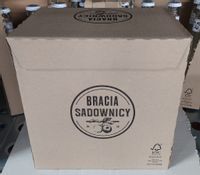 Bracia Sadownicy Musujące Jabłko i Mięta ogrodowa 275 ml - karton