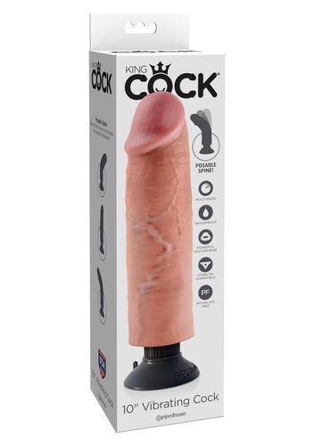 Wibrator-Vibrating Cock Flesh 10 Inch na Arena.pl