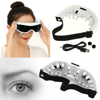 Masażer oczu Okulary magnetyczne wibracyjne masujące skroń okolice oczu