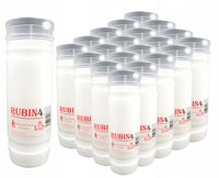 Wkłady do zniczy Parafinowe Całoroczne Znicze Rubin 4 15 szt.