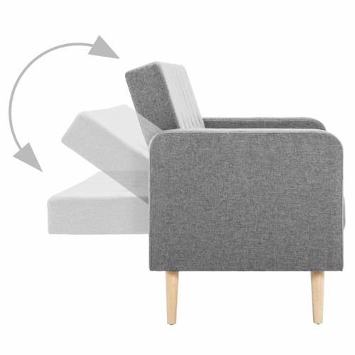 Sofa Materiałowa, Jasnoszara na Arena.pl