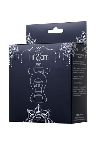 lingam shakti, vibrating masturbator, tpe, transparent, 9 cm na Arena.pl