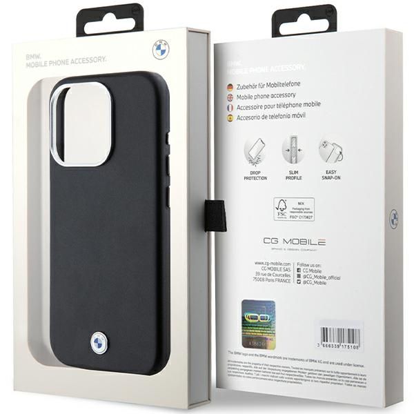 Etui BMW do iPhone 15 Pro 6,1"", Czarny MagSafe zdjęcie 8