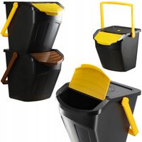 Kosz Na Śmieci Odpady Do Segregacji Zestaw 2x25L