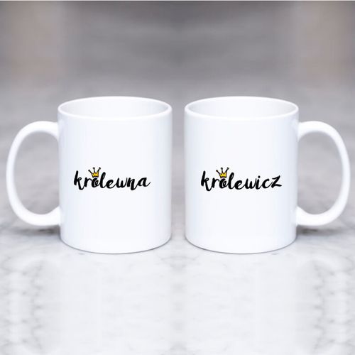 Kubek z napisem - królewna na Arena.pl