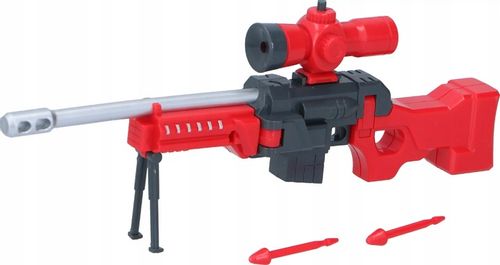 Karabin pistolet zabawka składana w robot EDDY TOYS 2w1 czerwony na Arena.pl