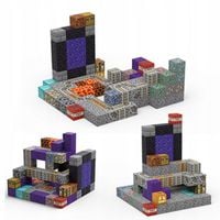 Klocki Magnetyczne Bloki Minecraft 106 szt. + Figurka i Karty- Mocne!