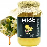 MIÓD PSZCZELI LIPOWY 1,2 KG Najlepszy na sezon grypowy - Rodzinna Pasieka