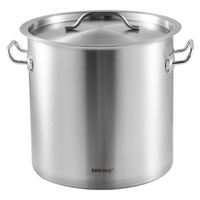 garnek gastronomiczny z pokrywą stalową 21l kinghoff kh-1962