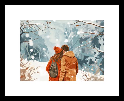 Plakat 18x13cm Razem w Śniegu na Arena.pl